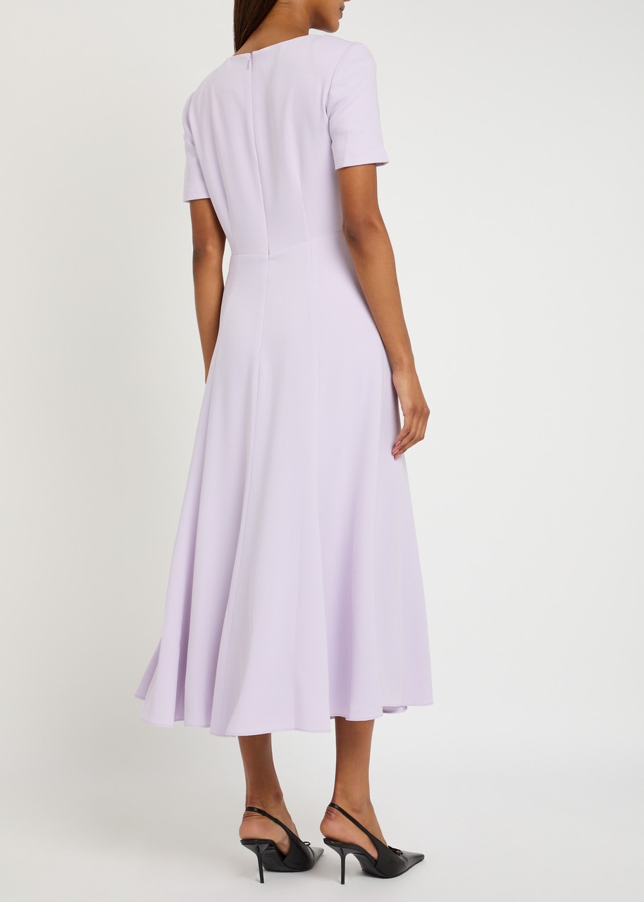 Roland Mouret Asymmetric Crepe Midi Dress - 3