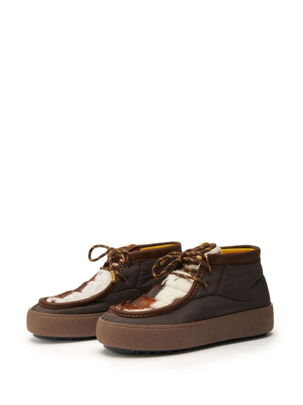 MB LTRACK WALLABY MID PONY BROWN/COW PRINT - 4
