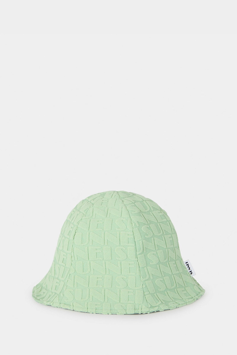 ALLOVER LOGO BUCKET HAT / sage green 1