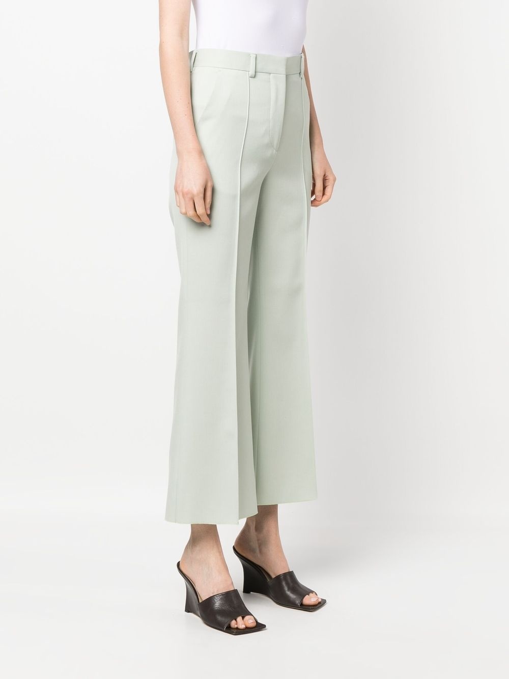 cropped flared trousers - 3