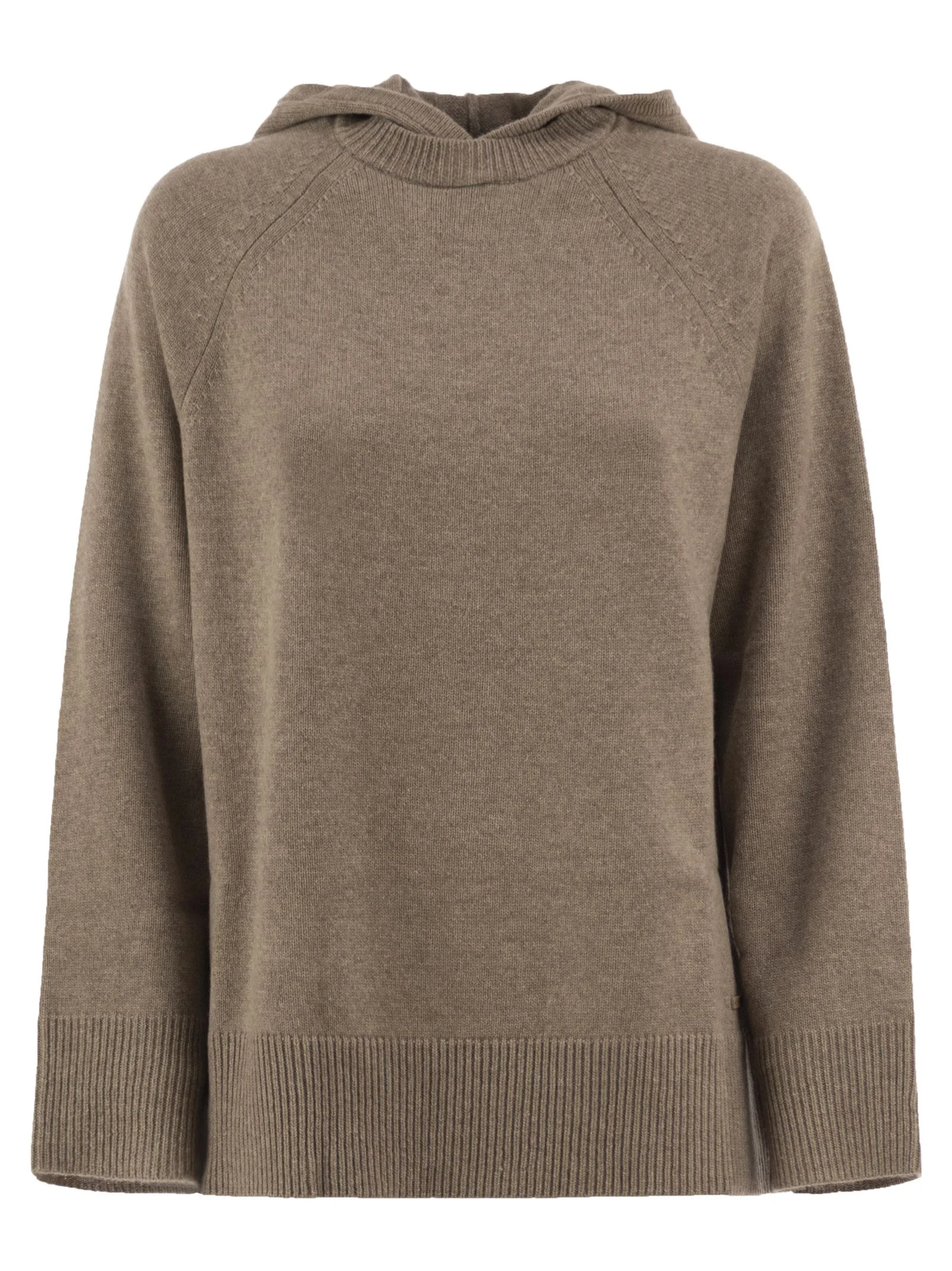 Max Mara Women Mxmefebo - Pure Cashmere Hooded Jumper - 1
