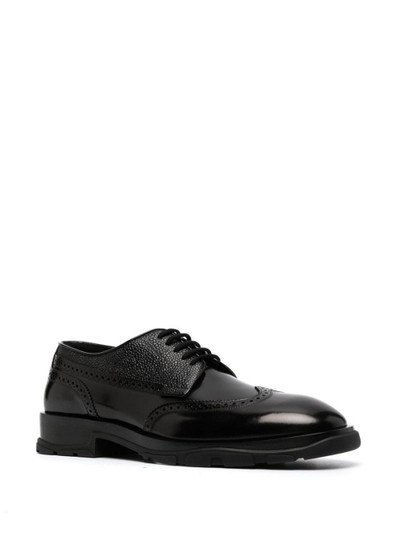 Alexander McQueen lace-up leather brogues outlook
