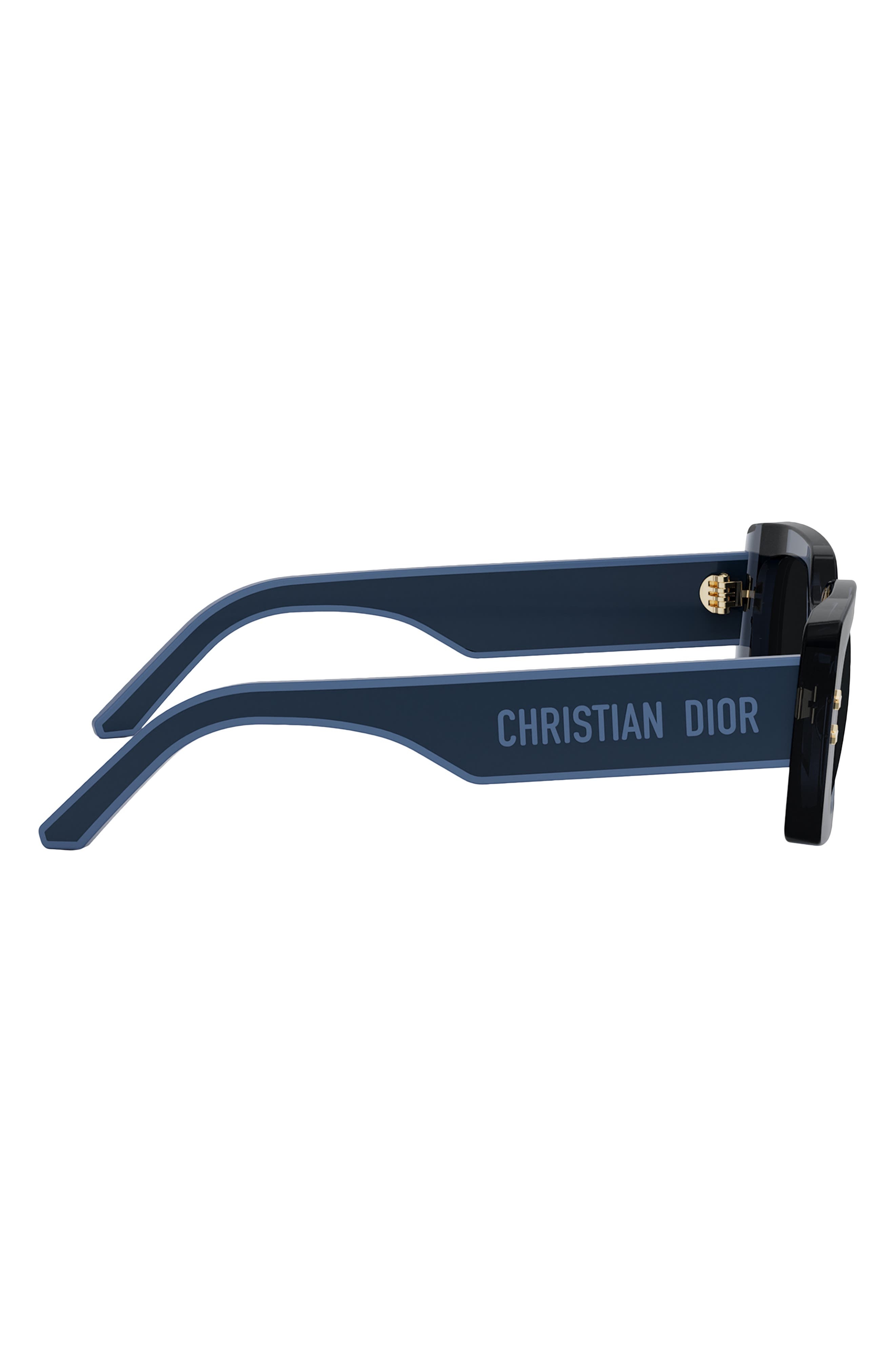 'DiorPacific S1U 53mm Rectangular Sunglasses in Blue/Other /Blue at Nordstrom - 4