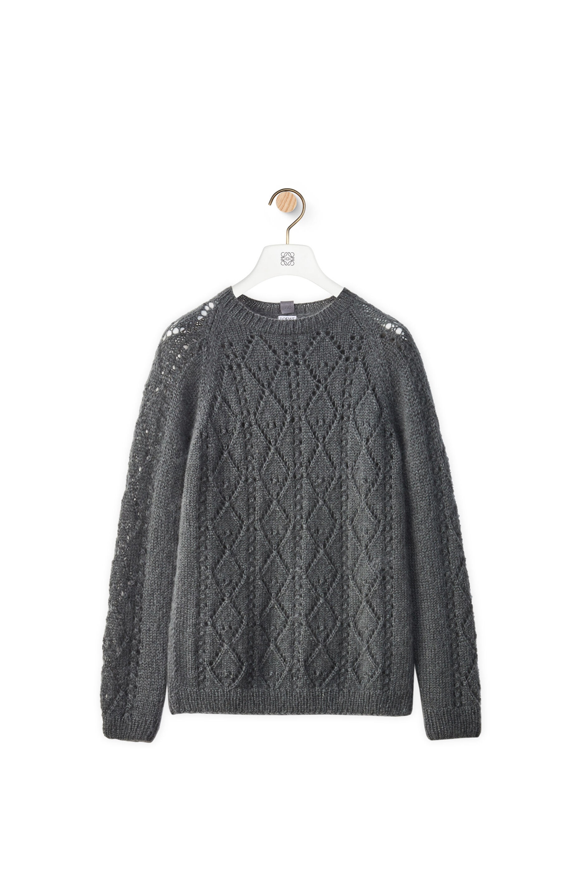 Open stitch sweater in mohair - 1