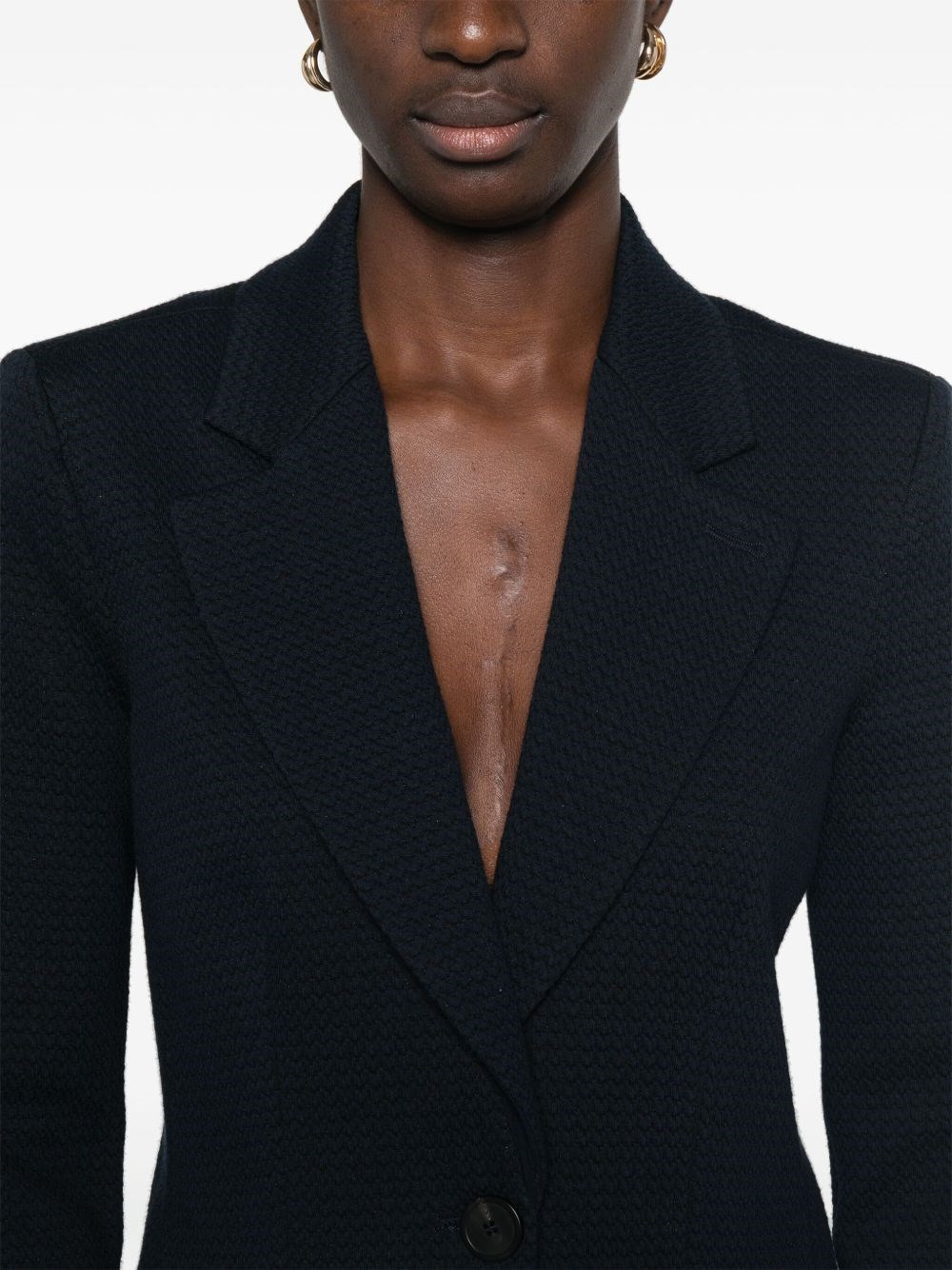 Single-breasted blazer jacket - 5