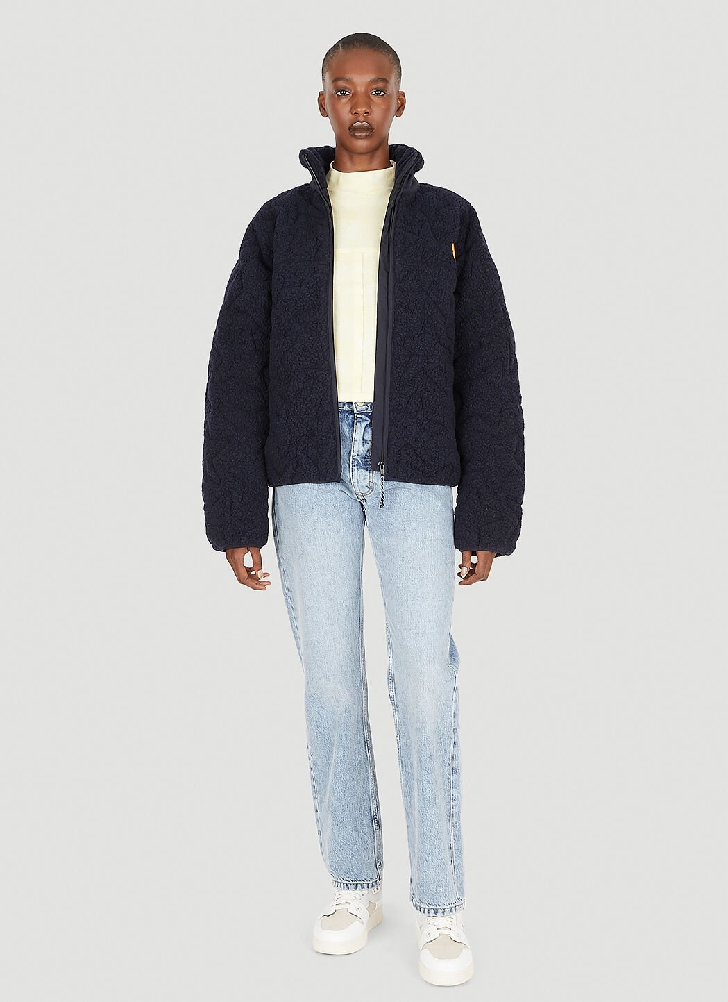 Quilted Fleece Zip Jacket - 2