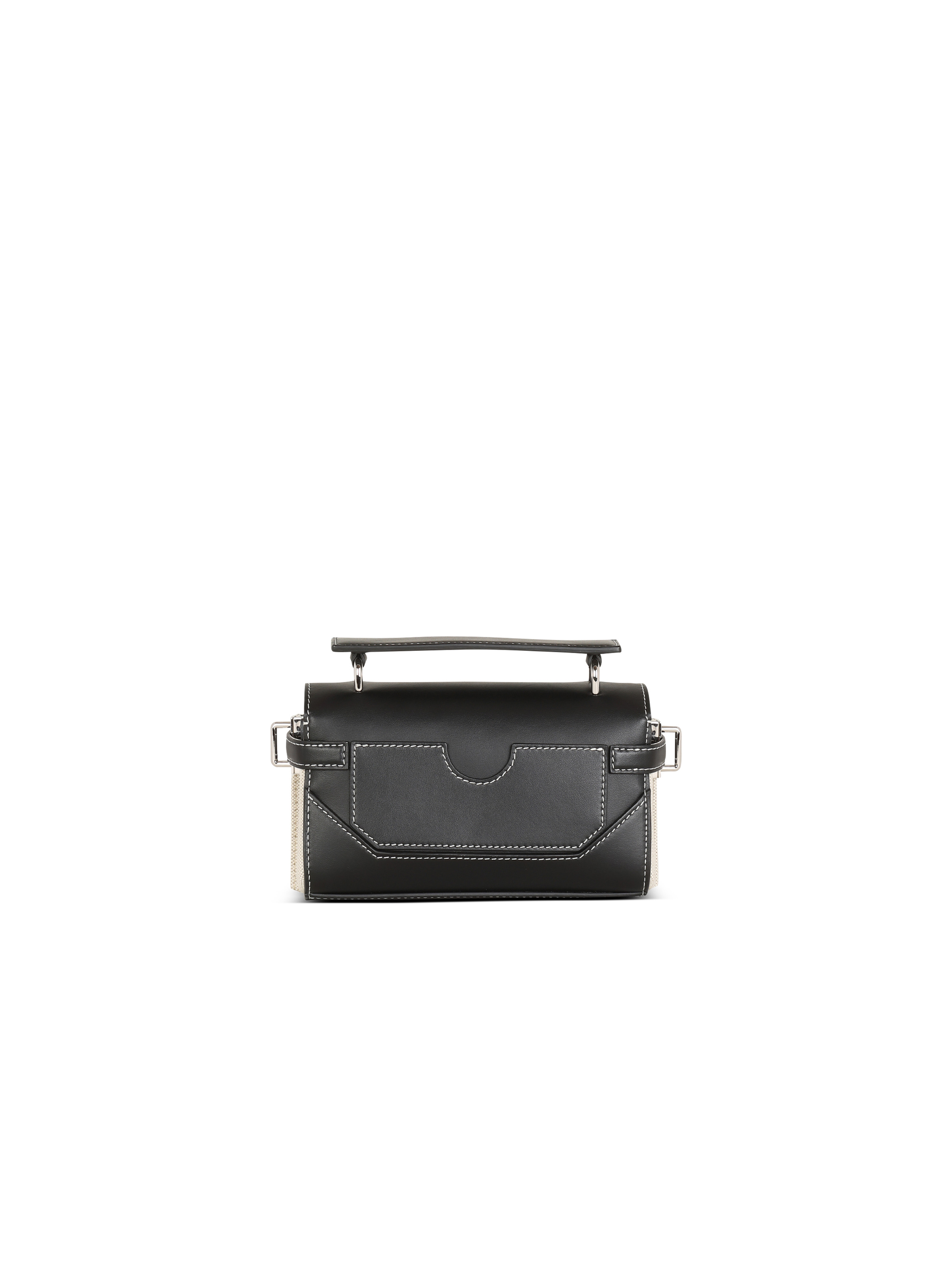 B-Buzz 19 Canvas bag in smooth leather - 3