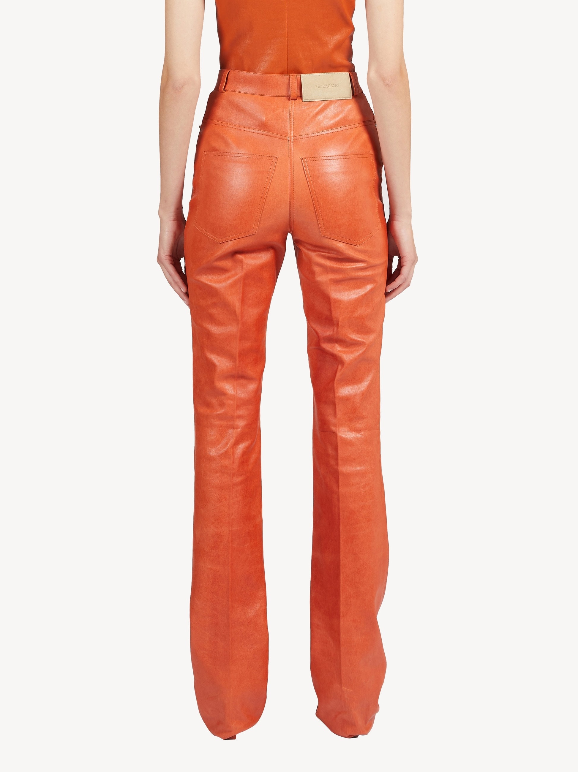Nappa five pocket trouser - 3