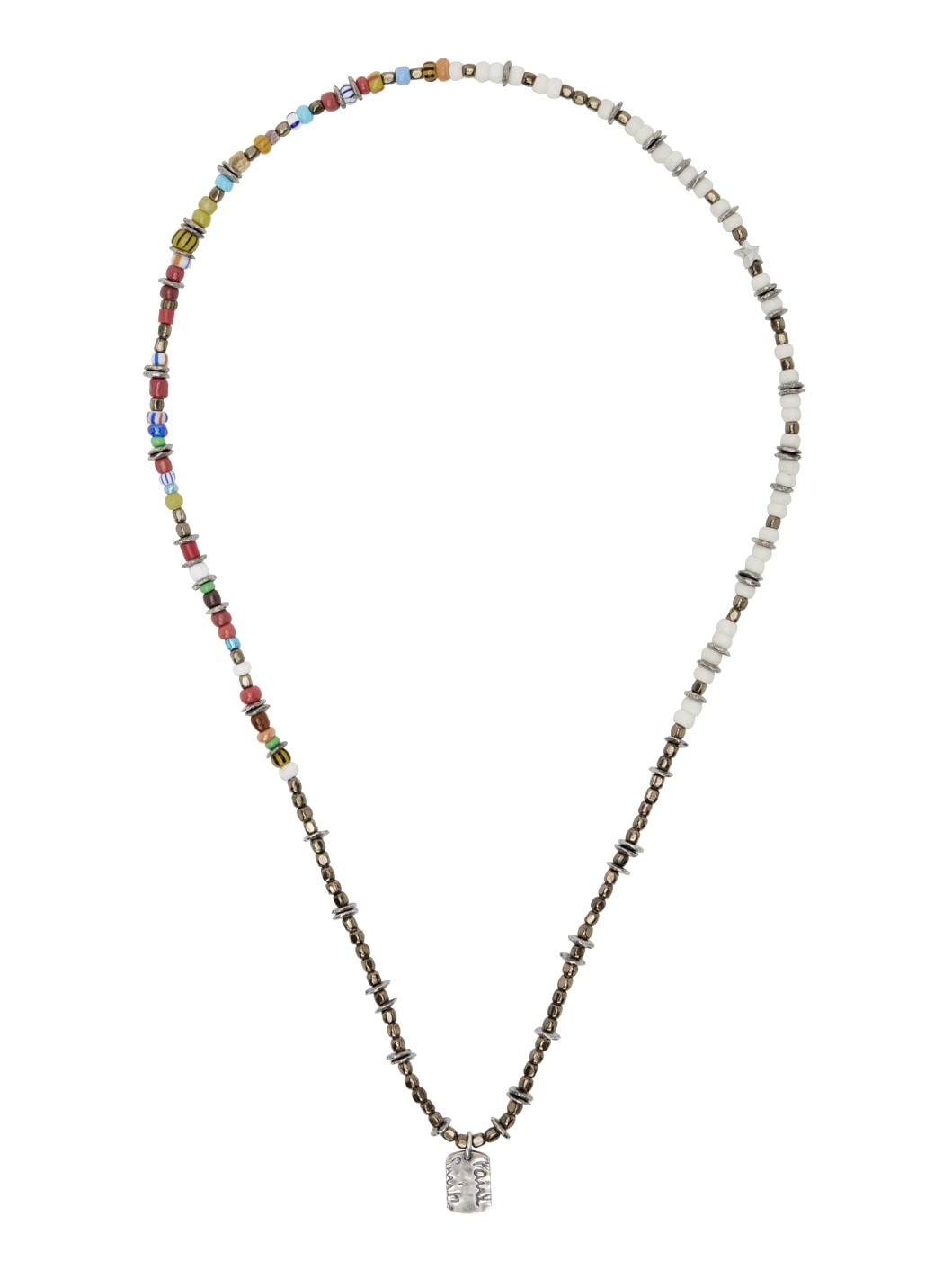 Multicolor Mixed Bead Necklace - 1