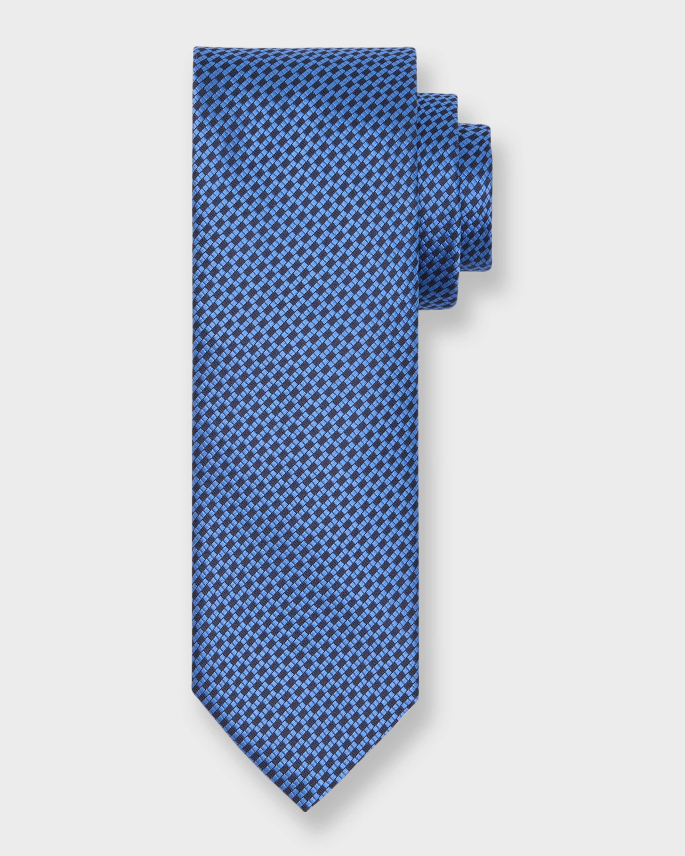 Men's Silk Micro-Basketweave Tie - 1