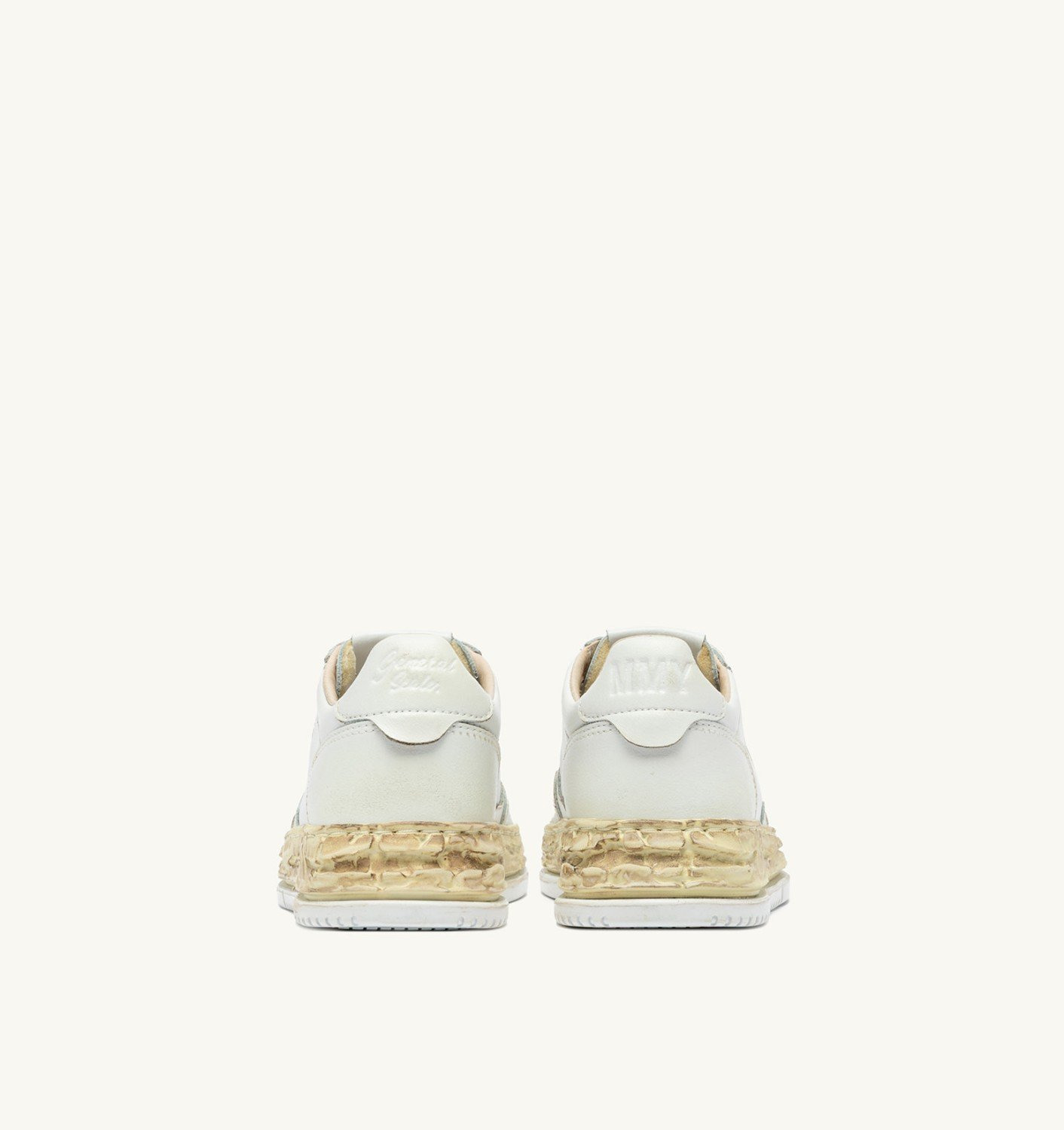 MEDALIST LOW SUPER VINTAGE 'Autry x Maison MIHARA YASUHIRO General Scale.' SNEAKERS IN WHITE LEATHER - 3