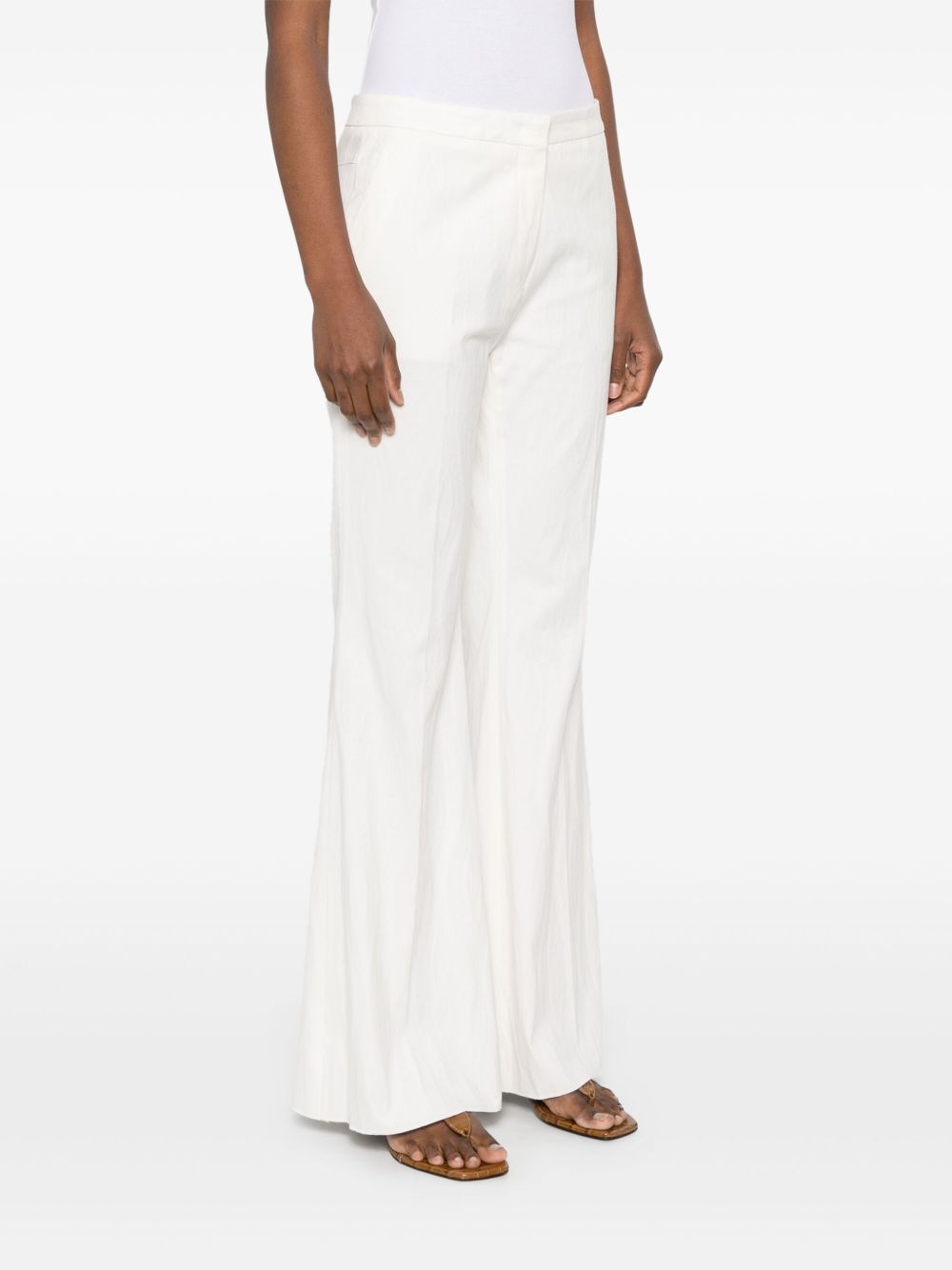 paisley-jacquard trousers - 4