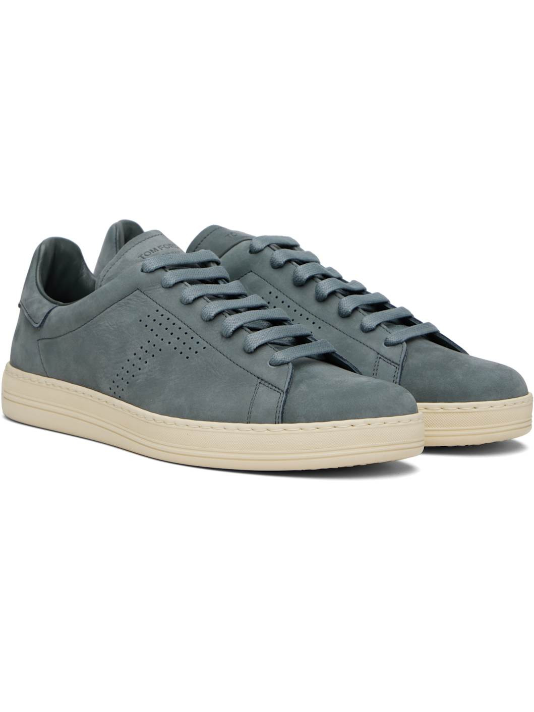 Blue Nubuck Warwick Sneakers - 4