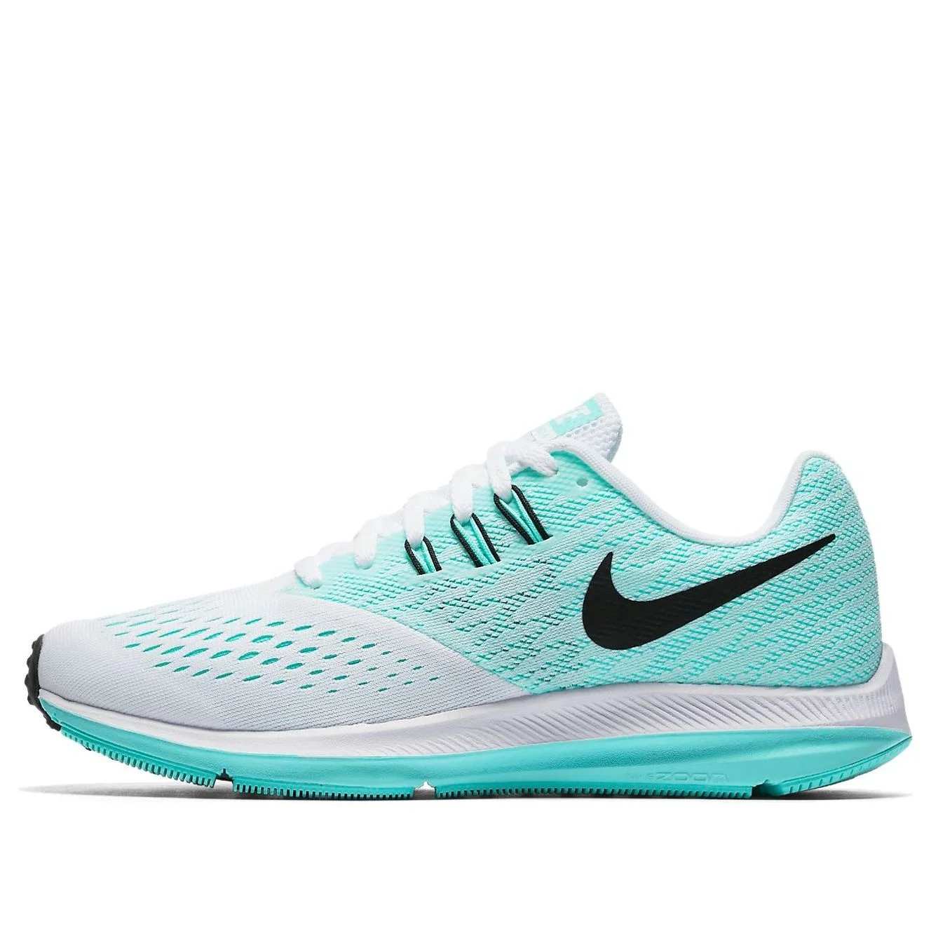 (WMNS) Nike Air Zoom Winflo 4 'White Teal' 898485-102 - 1