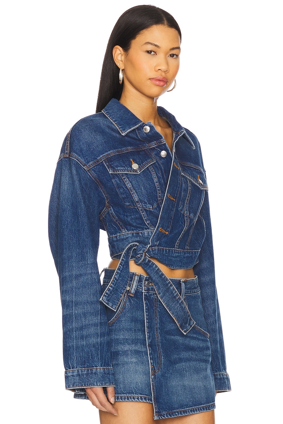 Wrapped Trucker Jacket - 2
