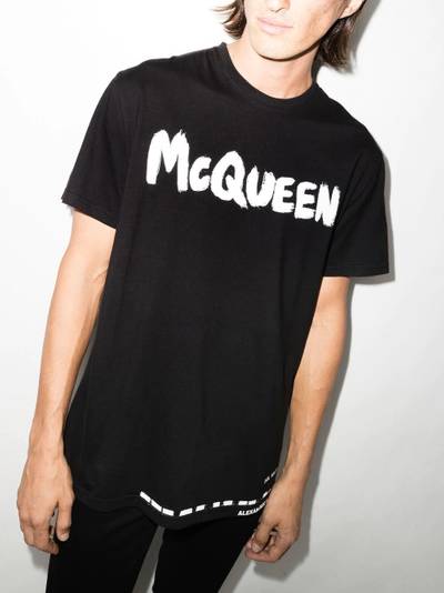 Alexander McQueen logo-print cotton T-shirt outlook