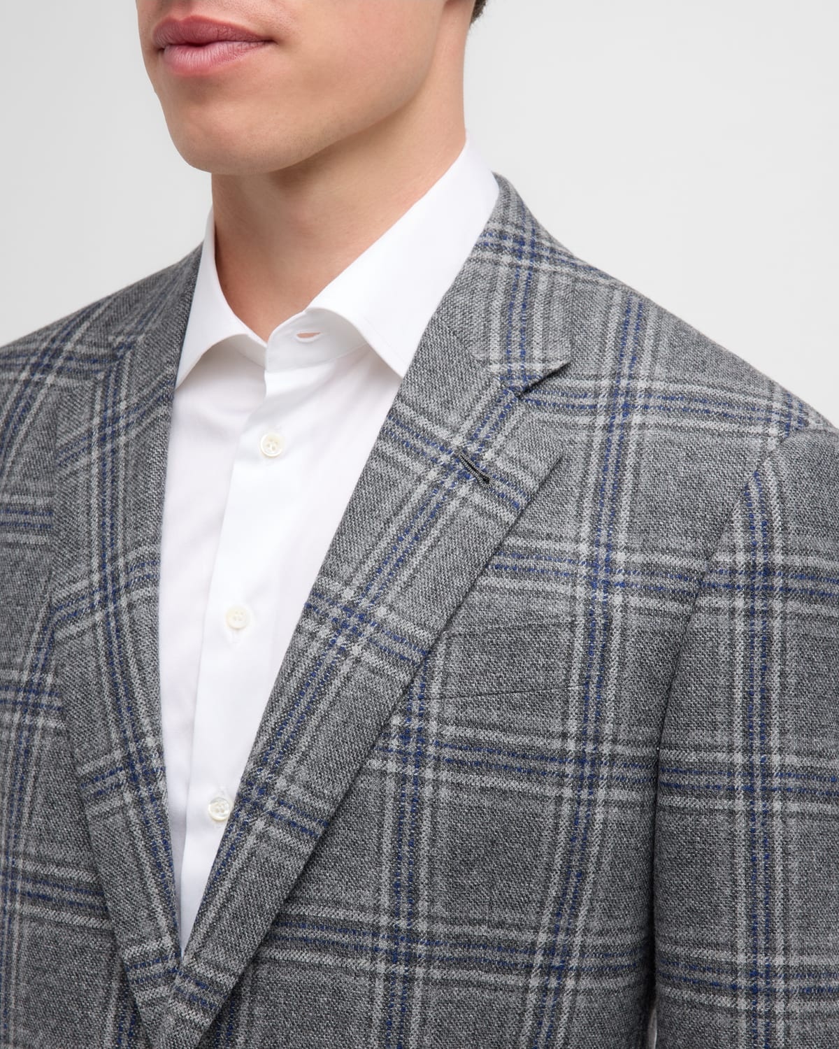 Men's Soft Plaid Sport Coat - 2