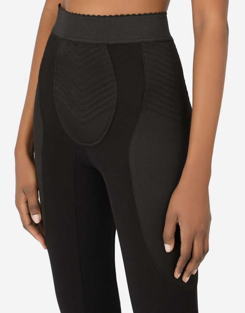 Cotton and satin cycling shorts 4