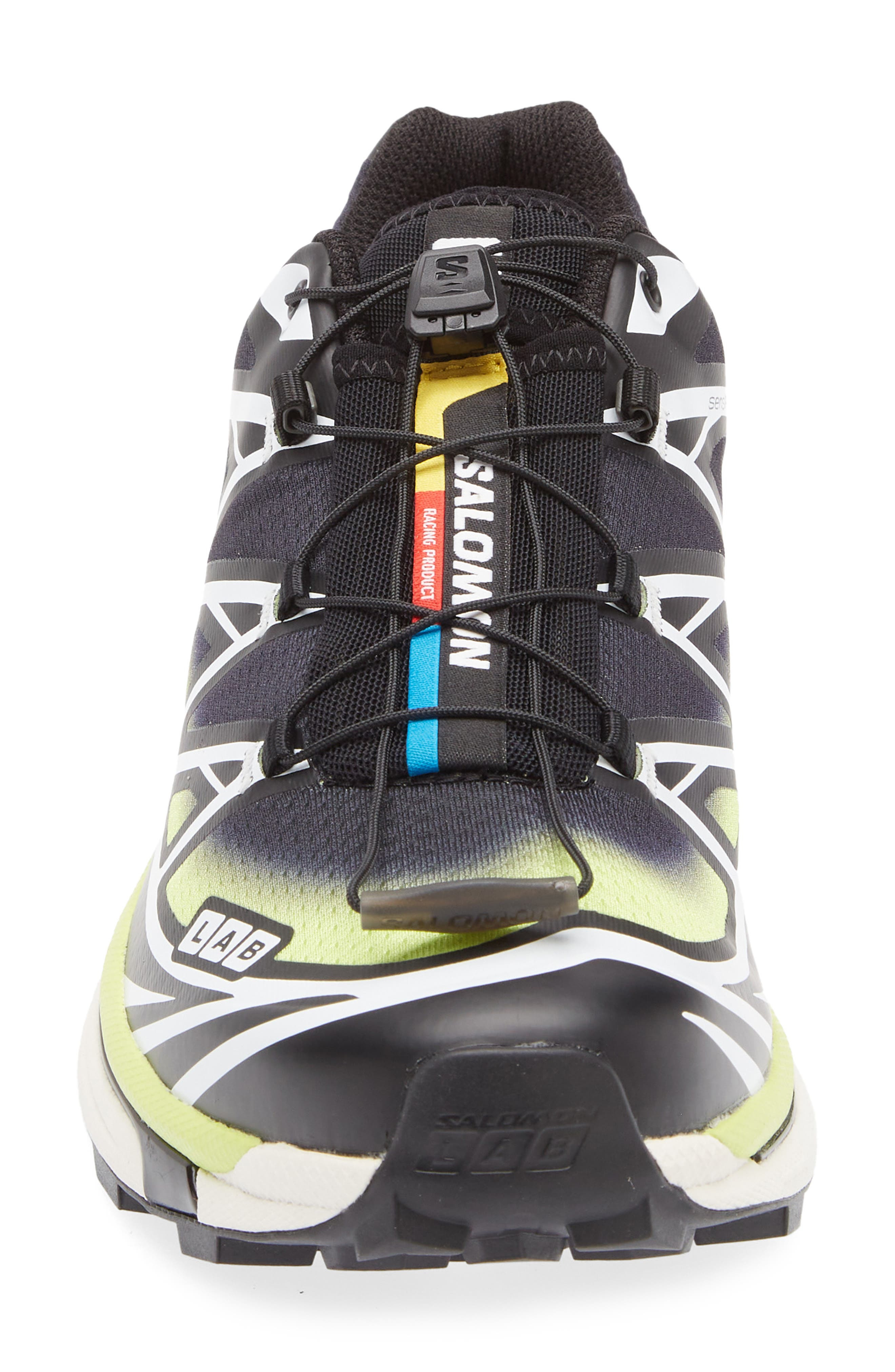 Salomon XT-6 Skyline Trail Running Shoe in Black/Blue/Green at Nordstrom - 4