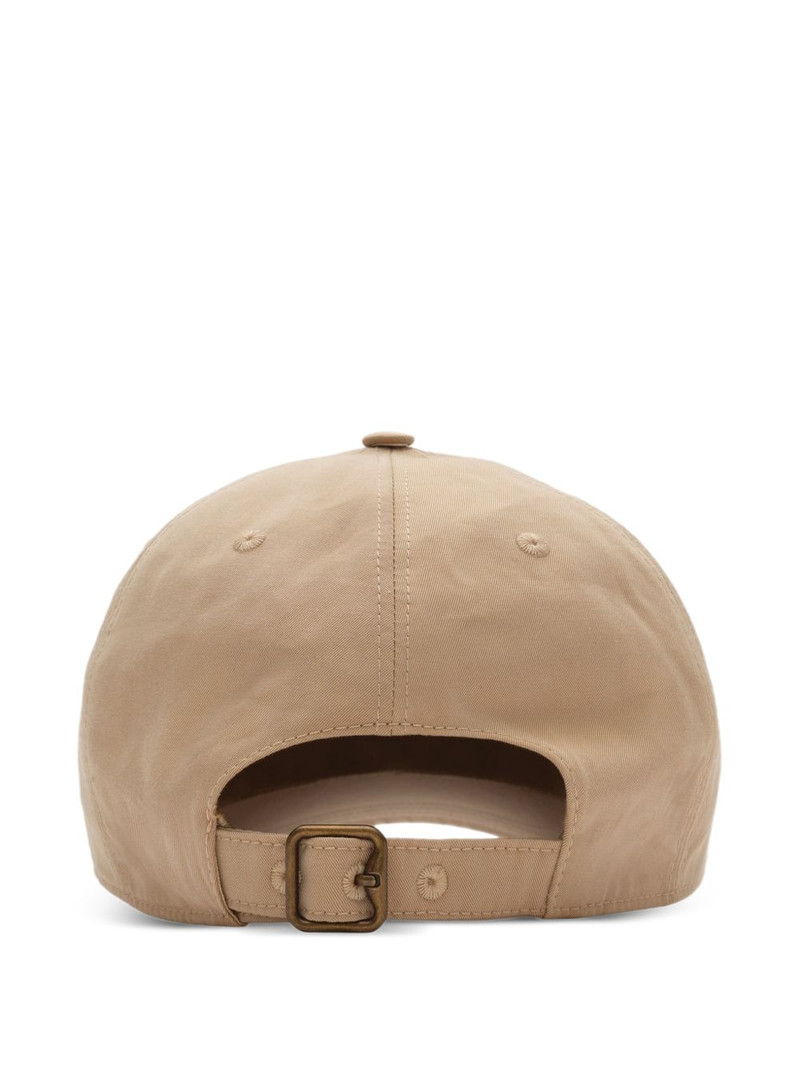 Burberry logo gabardine baseball cap outlook