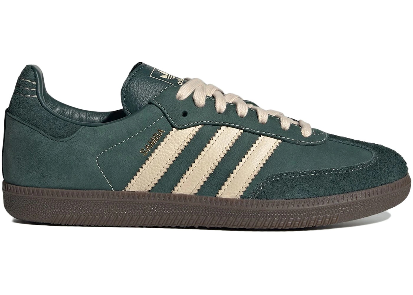 adidas Samba OG Mineral Green Crystal Sand (Women's) - 1