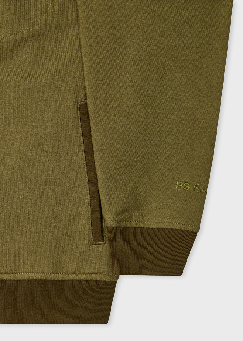 Paul Smith Cotton-Blend Khaki Zip Co-ord outlook