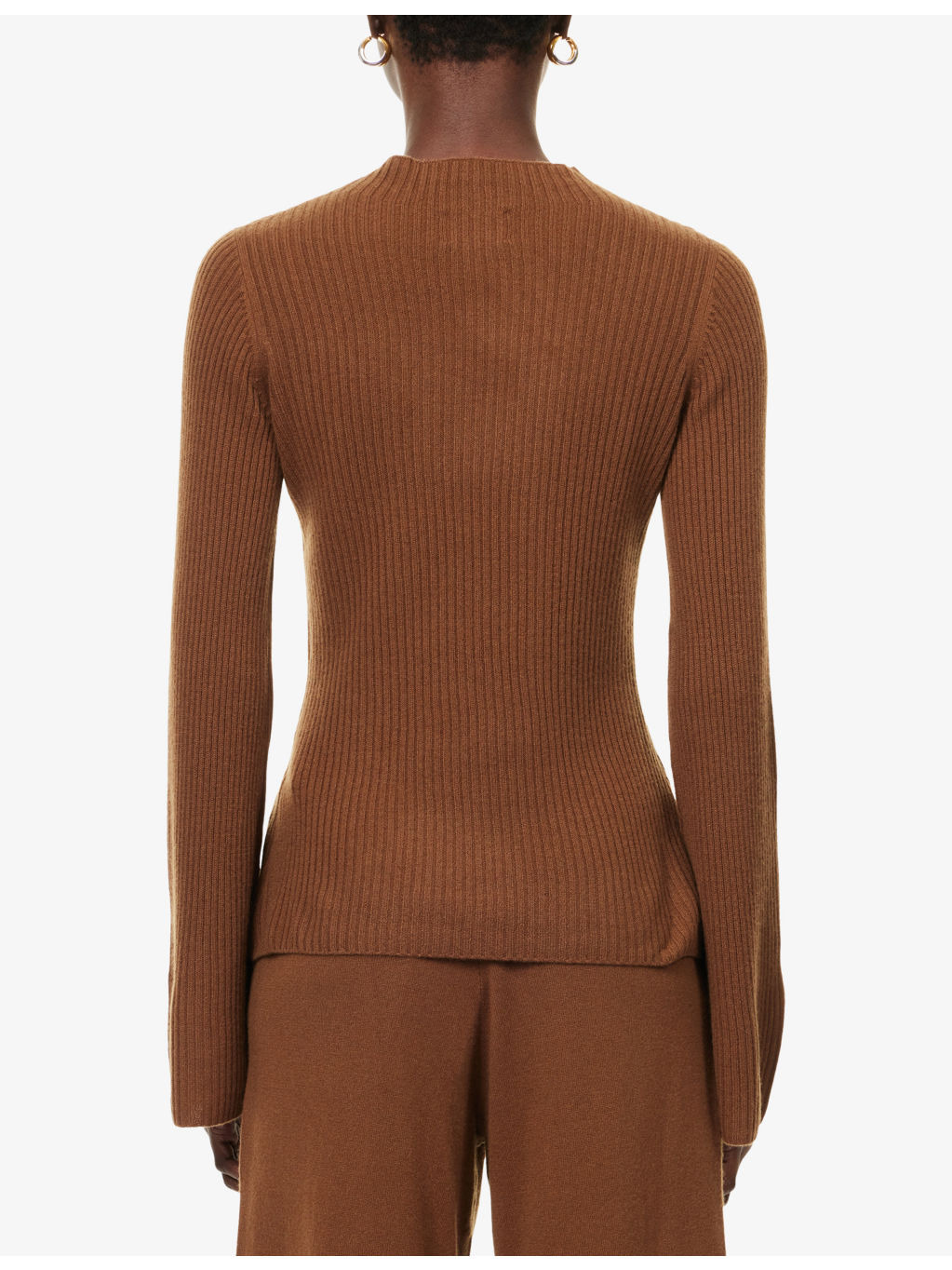 Utah Ribbed Cashmere Knitted Top - 4