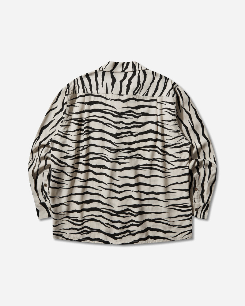 WACKO MARIA Men's Hawaiian Longsleeve Shirt (Type-2) Ivory outlook