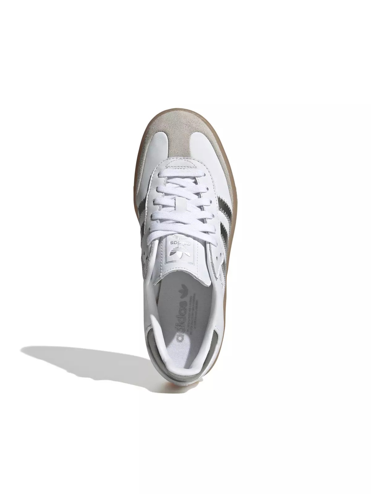 Originals Sambae "Ftwr White/Silver Metallic/Gum" Women's Shoe - 5