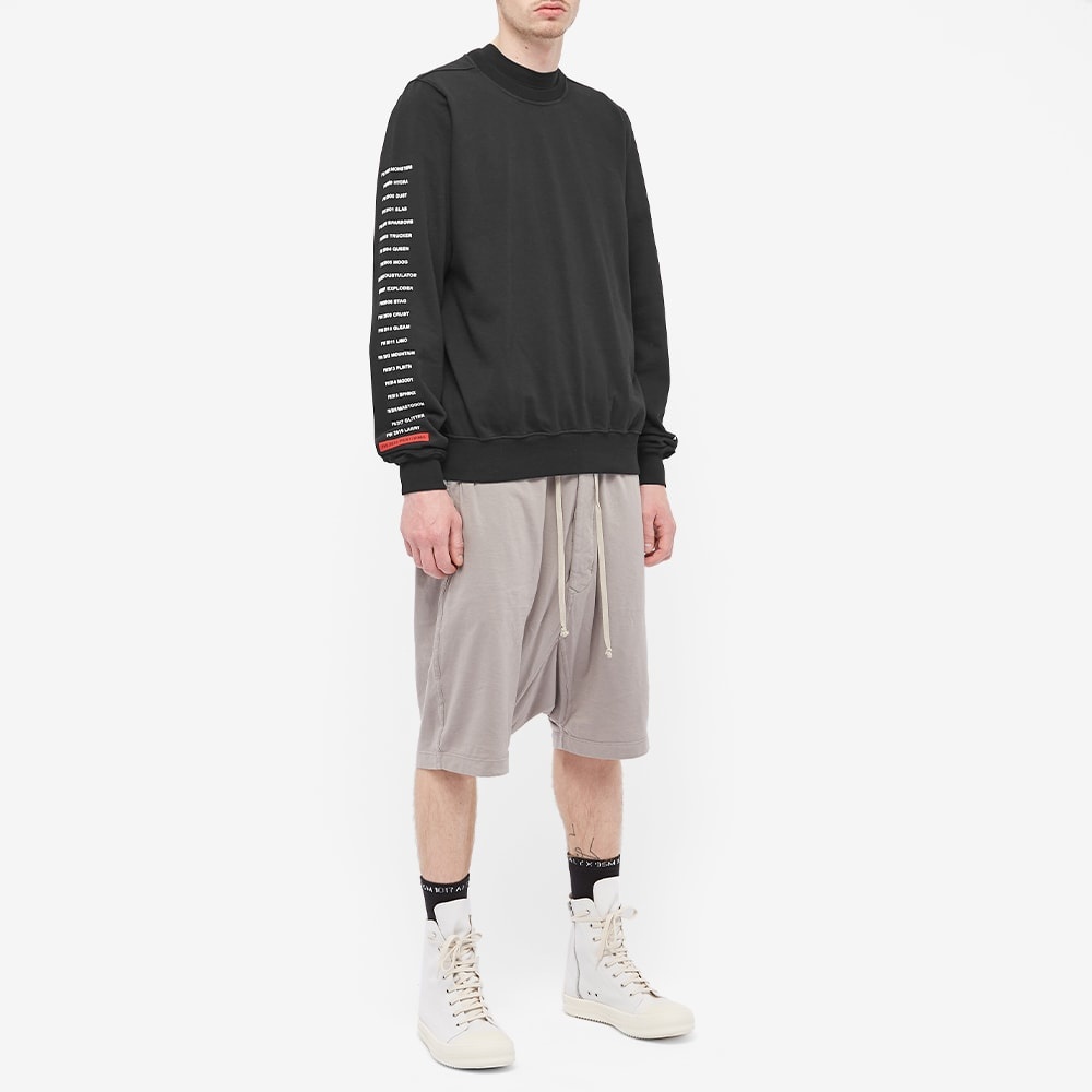 Rick Owens DRKSHDW Printed Arms Crew Sweat - 5