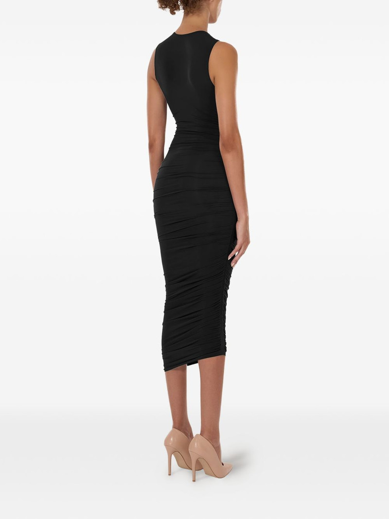 sheer drape dress 3