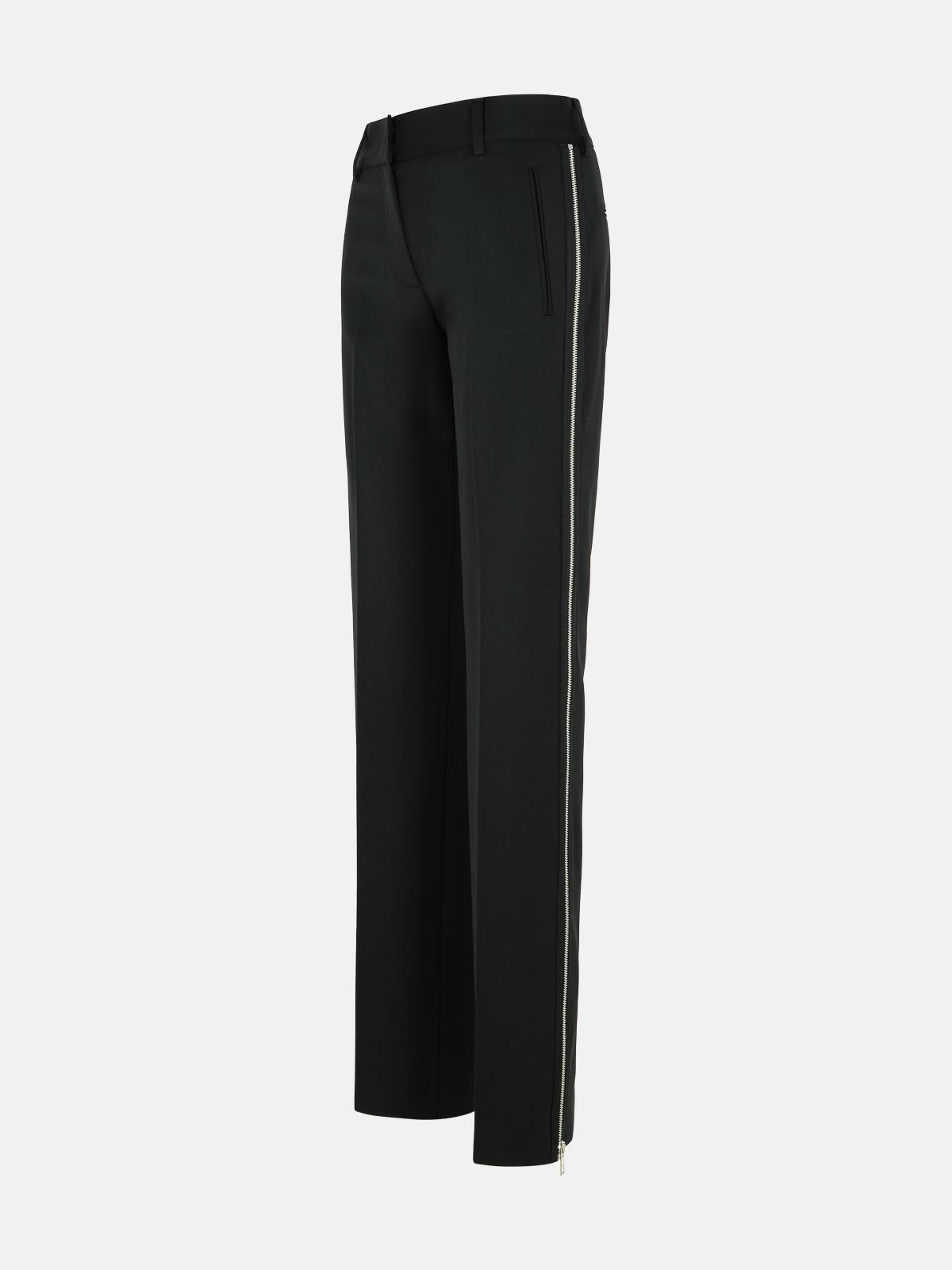 BLACK POLYESTER PANTS - 2