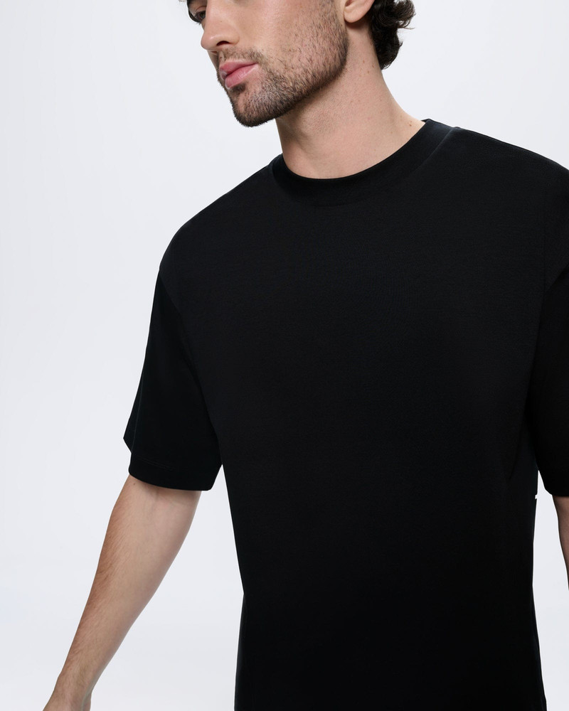 Mens Interlock Oversized T-Shirt - Black 3