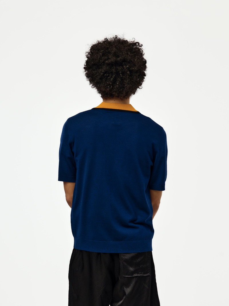 Dries Van Noten MOLAR POLO (BLUE) outlook