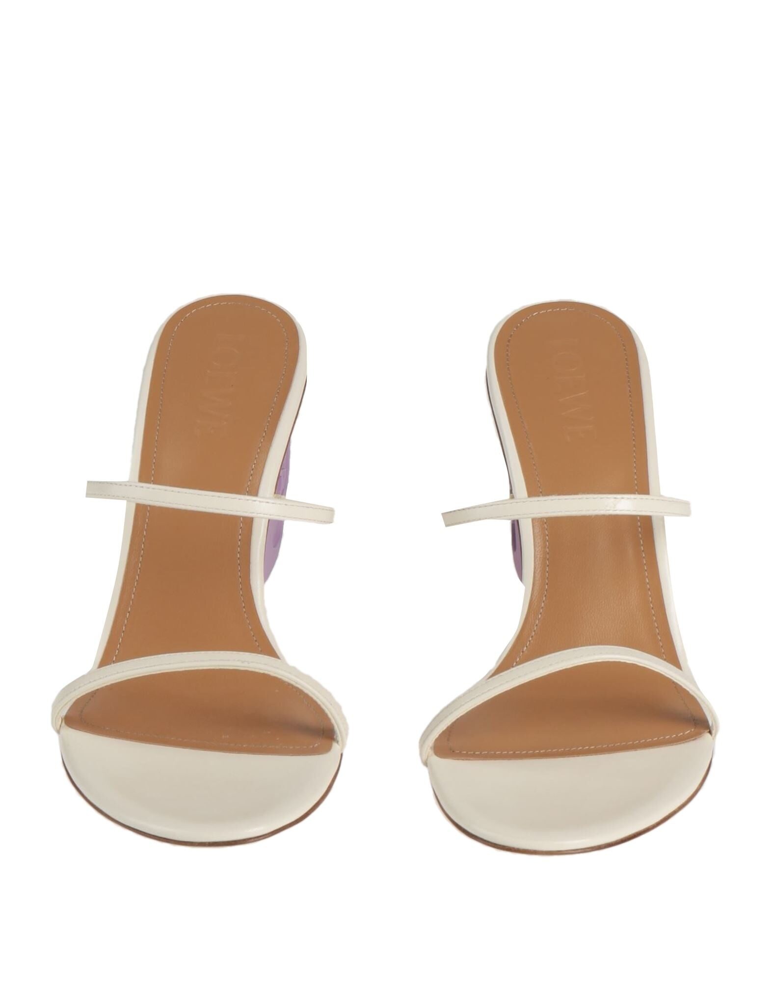 White Women's Sandals - 4