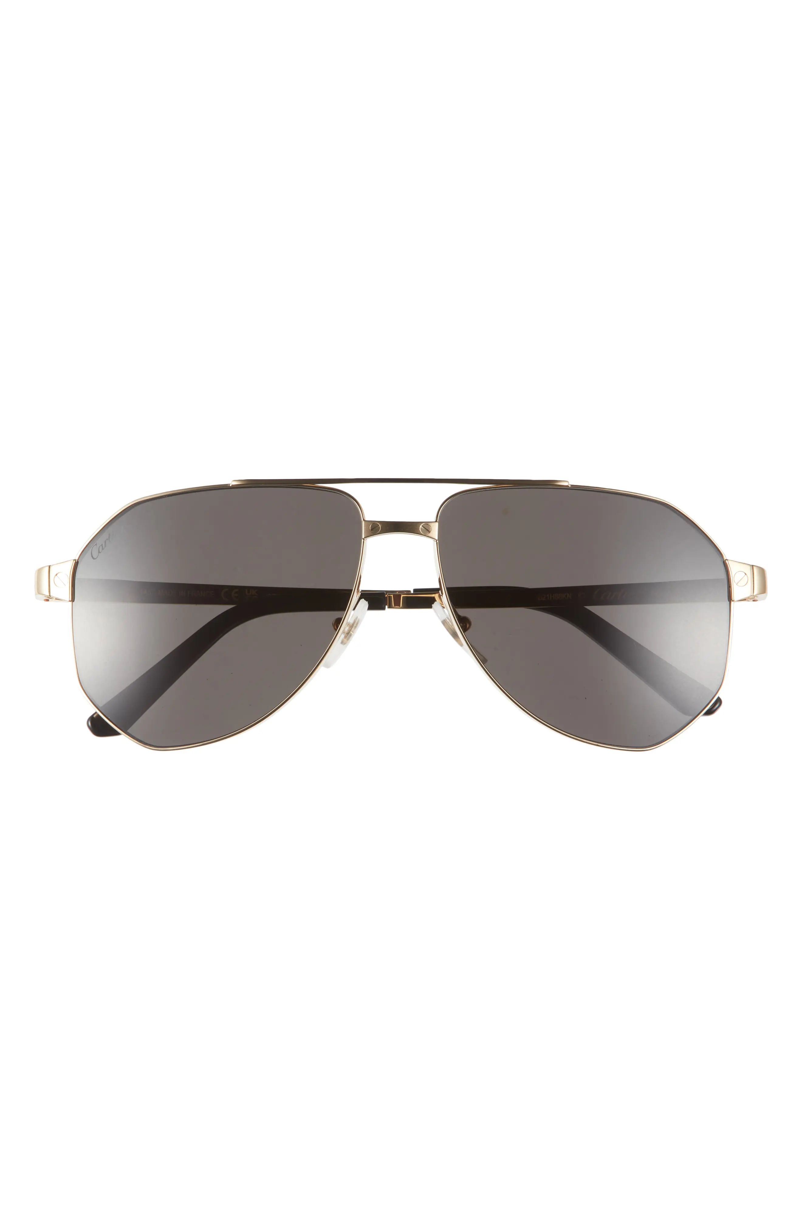 60mm Polarized Pilot Sunglasses - 1