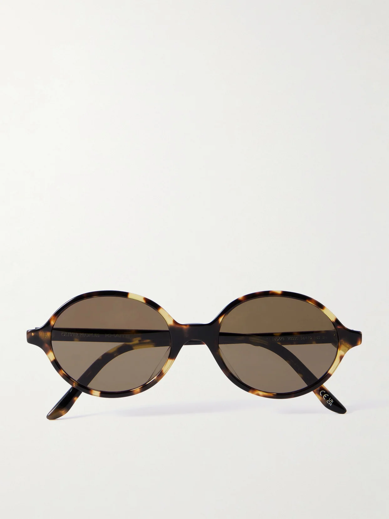 + Khaite 1989c Round-frame Tortoiseshell Acetate Sunglasses - 1