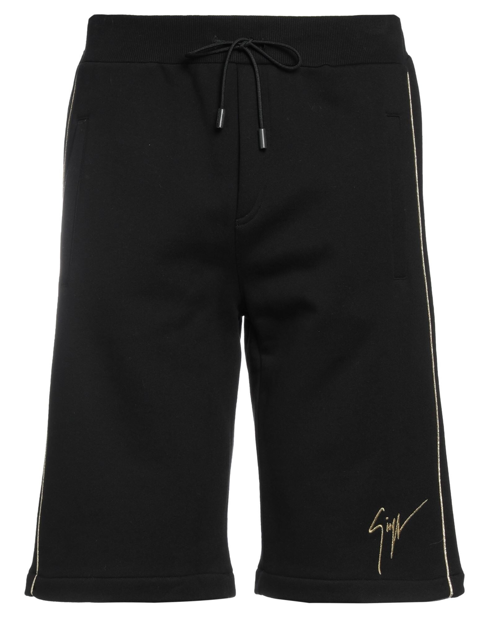 Black Men's Shorts & Bermuda - 1