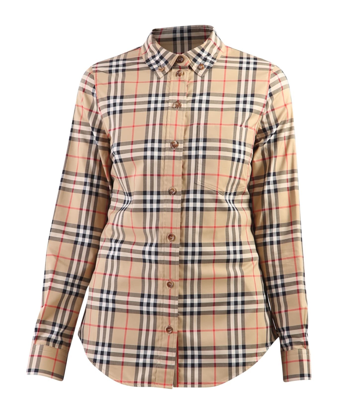 Check Motif Shirt - 1