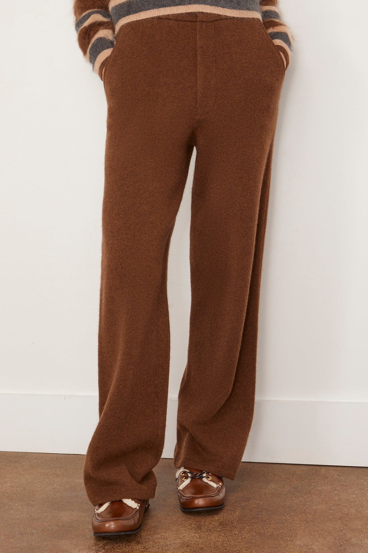 Tailored Pant in Chestnut - 3