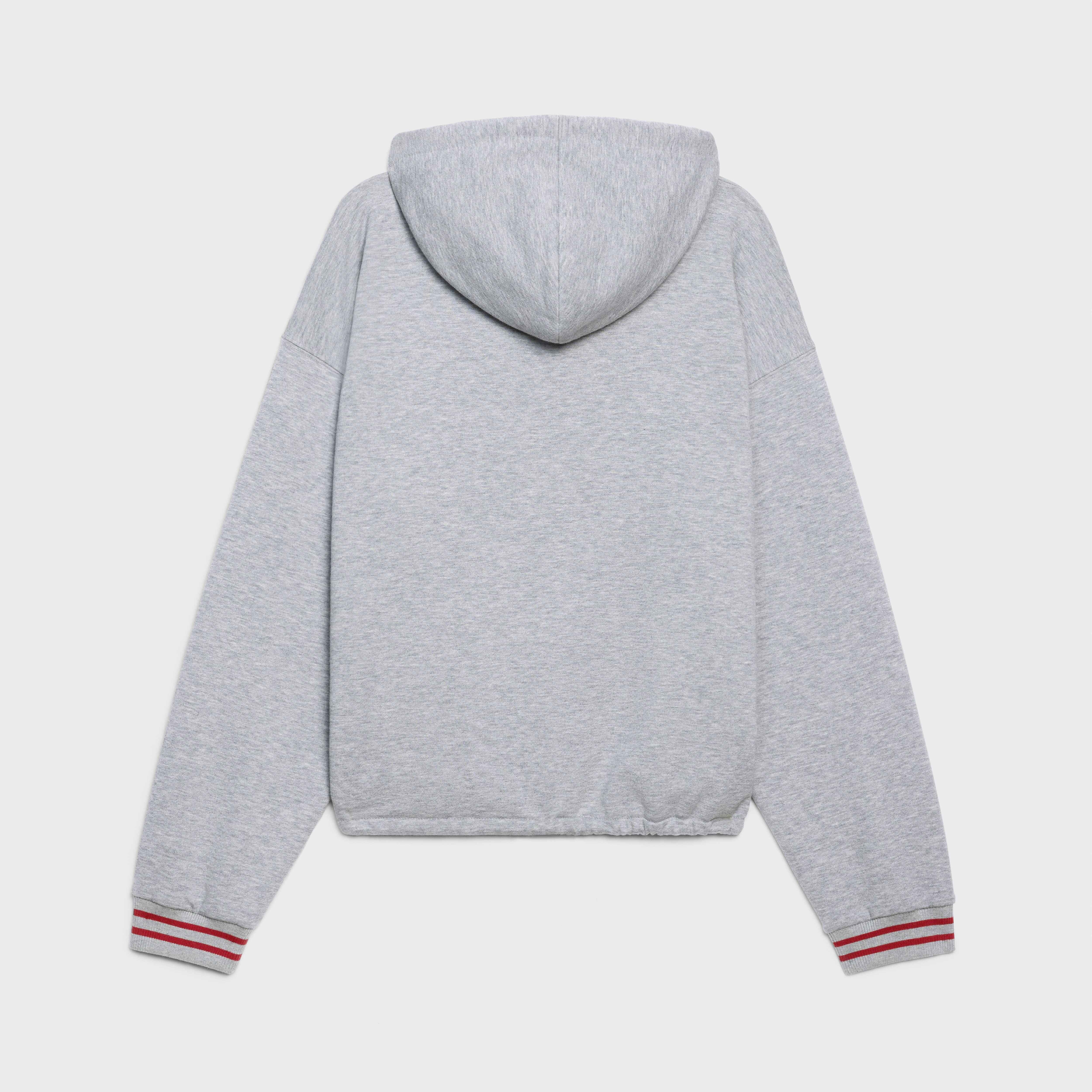 LOOSE "C " COTTON/CASHMERE HOODIE - 2