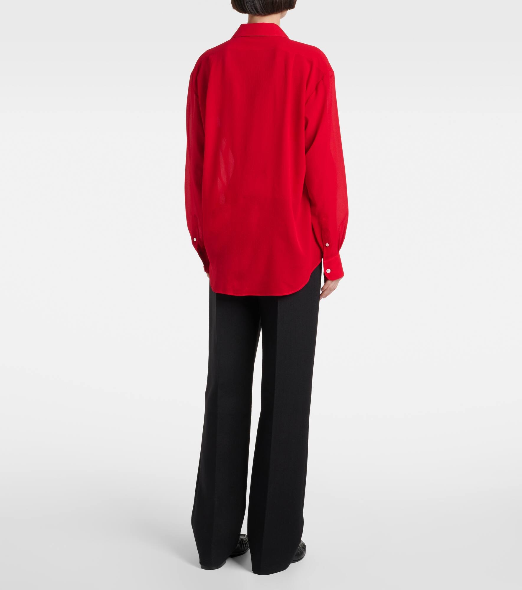 Elia silk-blend shirt - 3