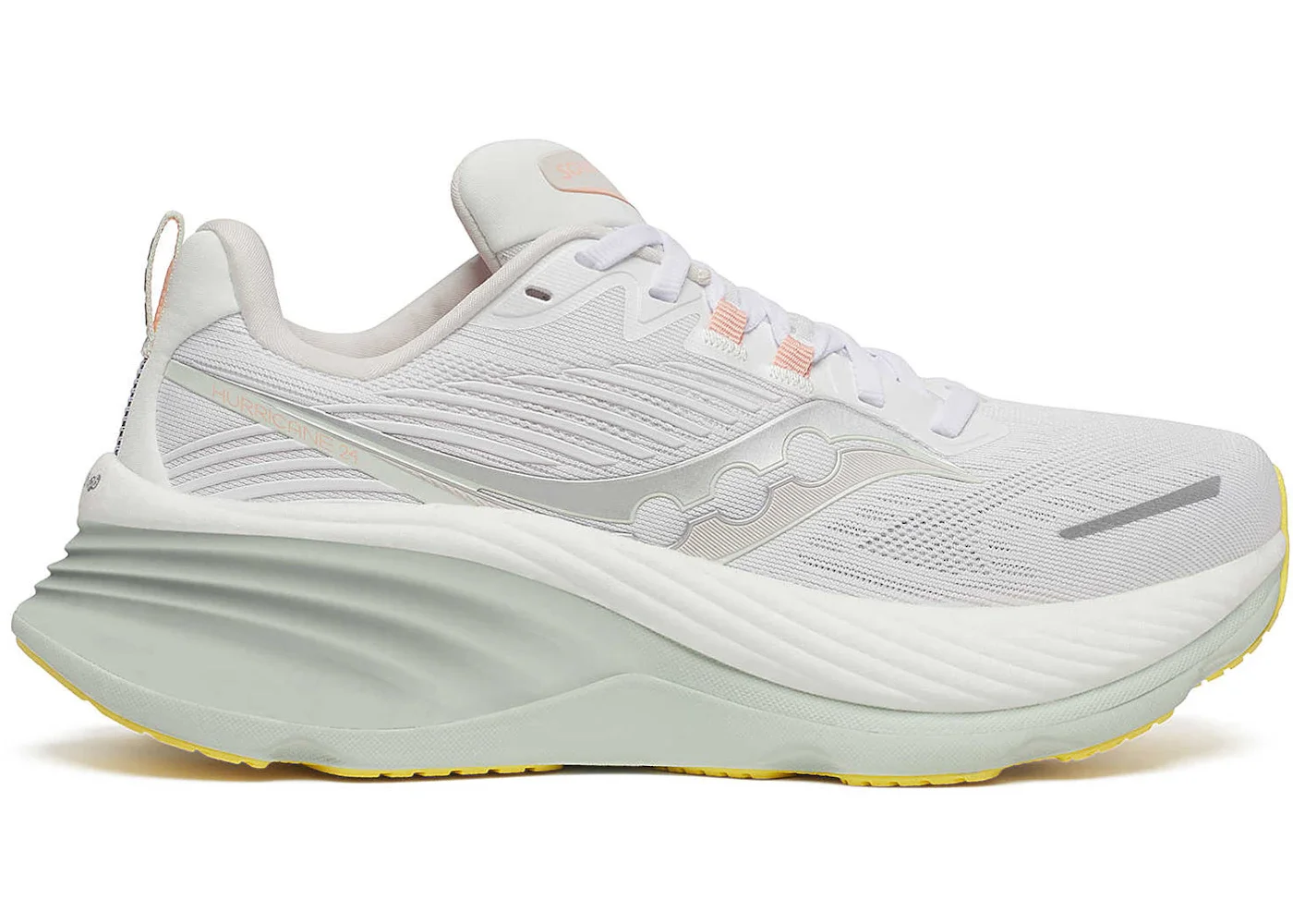 Saucony Hurricane 24 White Foam (Women's) - 1