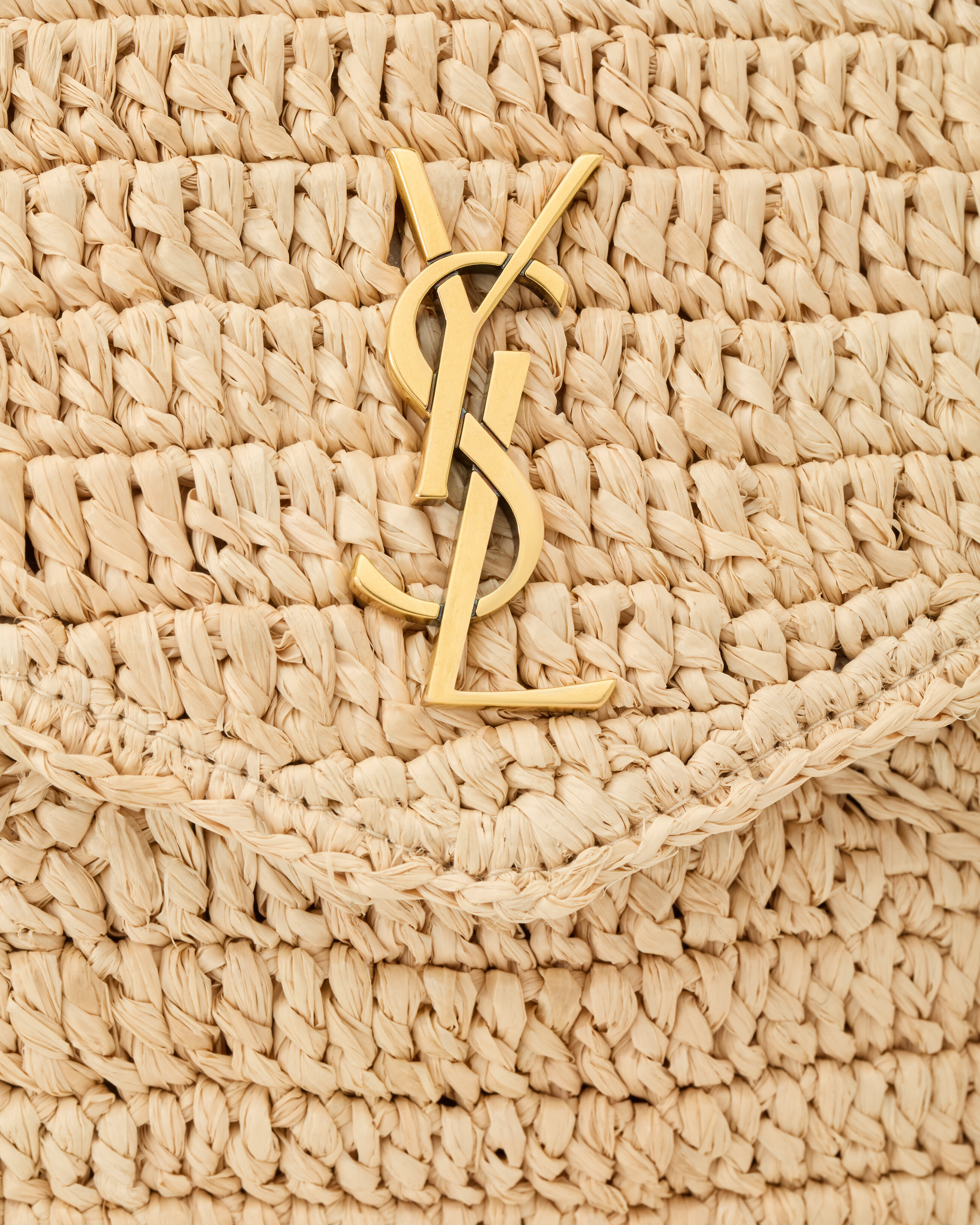 CASSANDRE LARGE ENVELOPE POUCH IN RAFFIA - 7