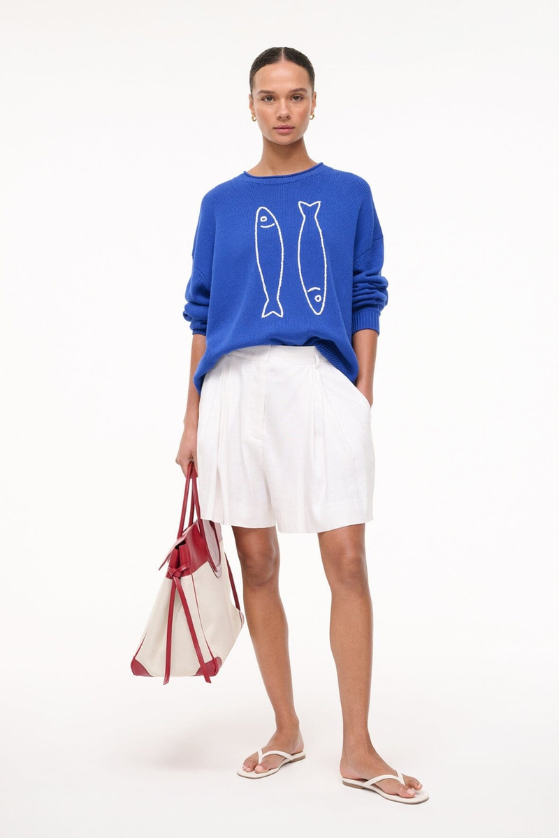 STAUD STAUD GIADA SWEATER PIER BLUE outlook