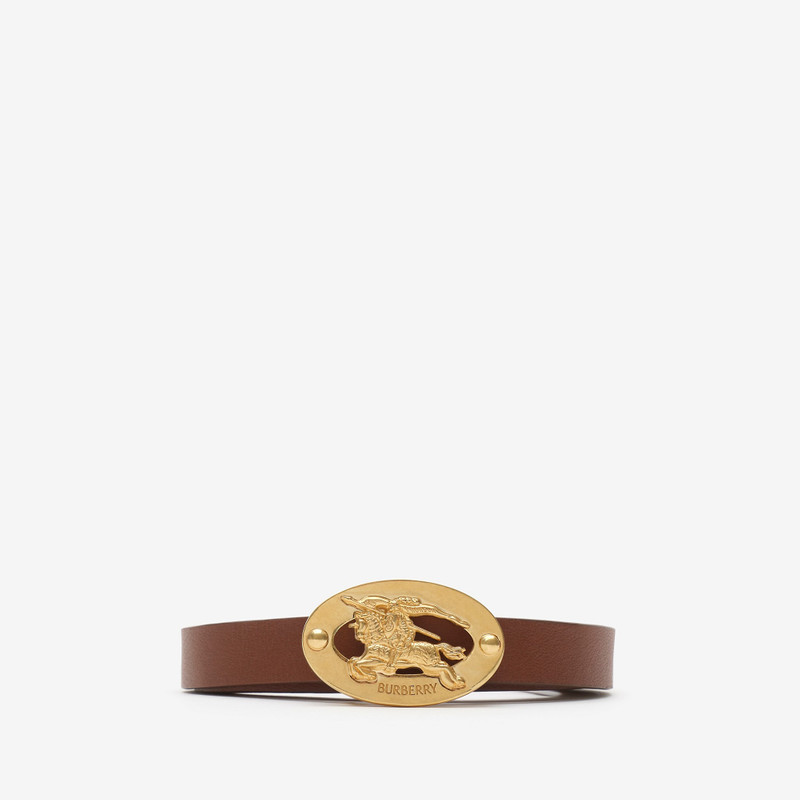 Burberry Thin Reversible Check Oval Belt outlook