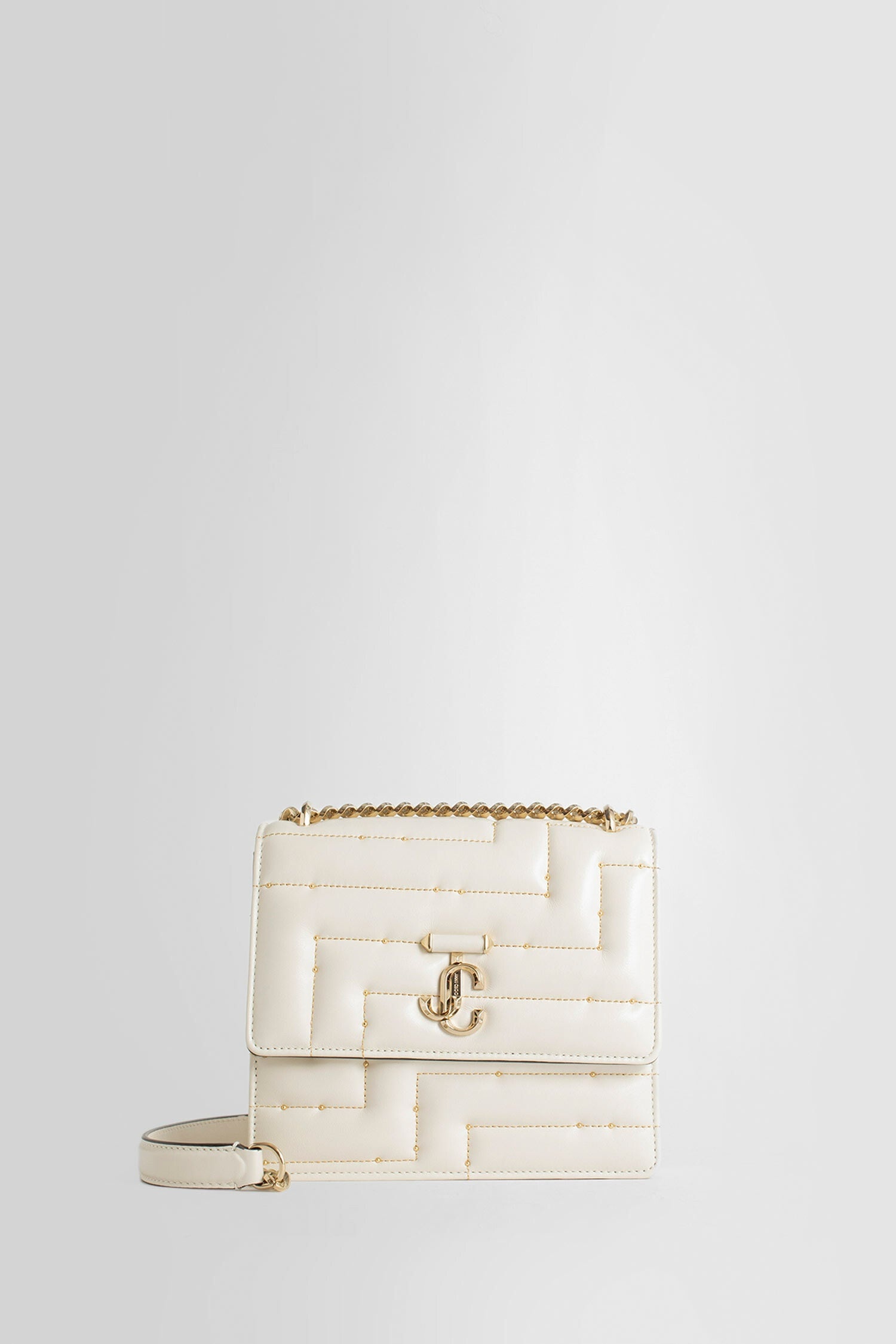 JIMMY CHOO WOMAN WHITE SHOULDER BAGS - 1