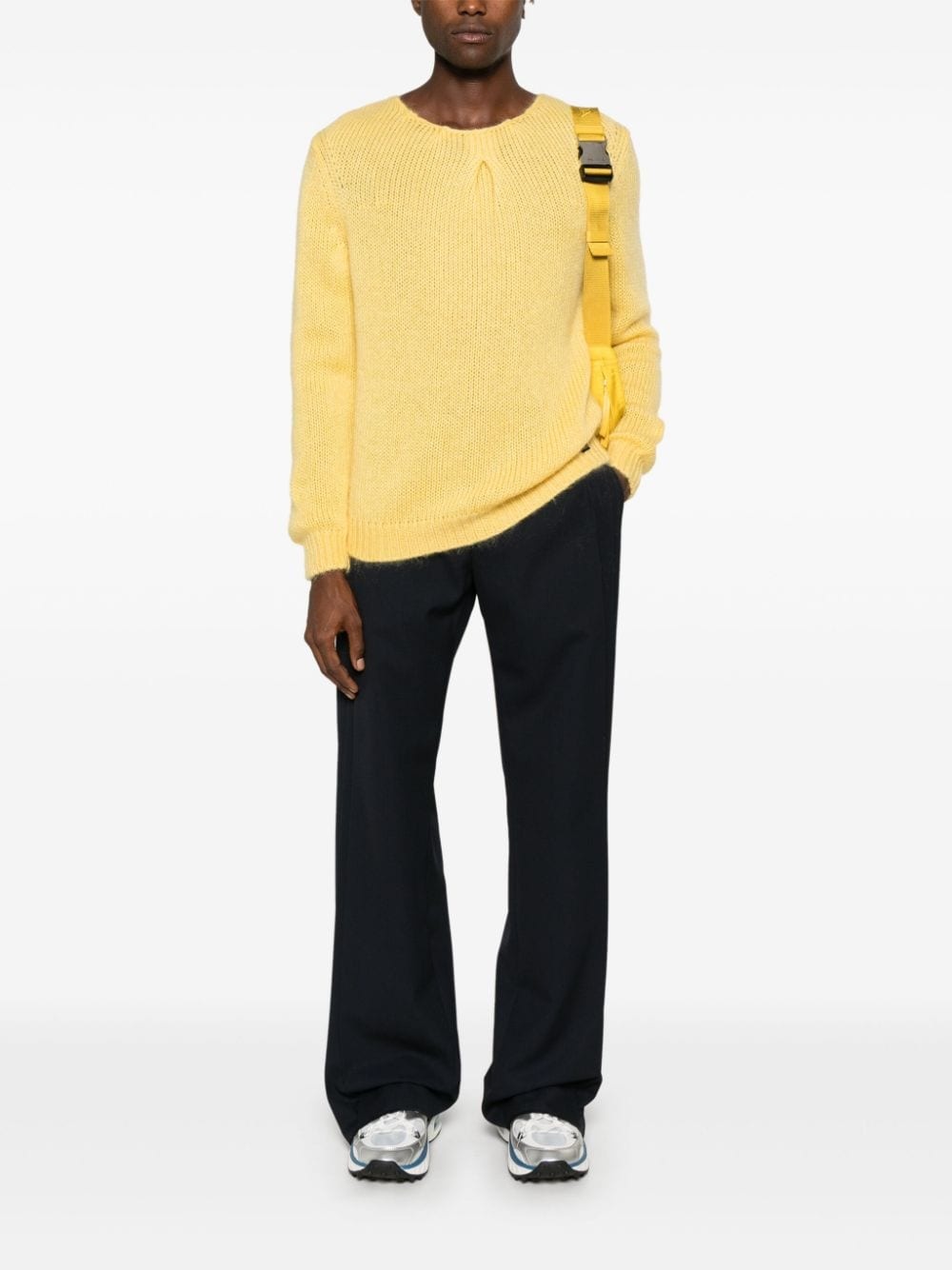 open-knit sweater - 2