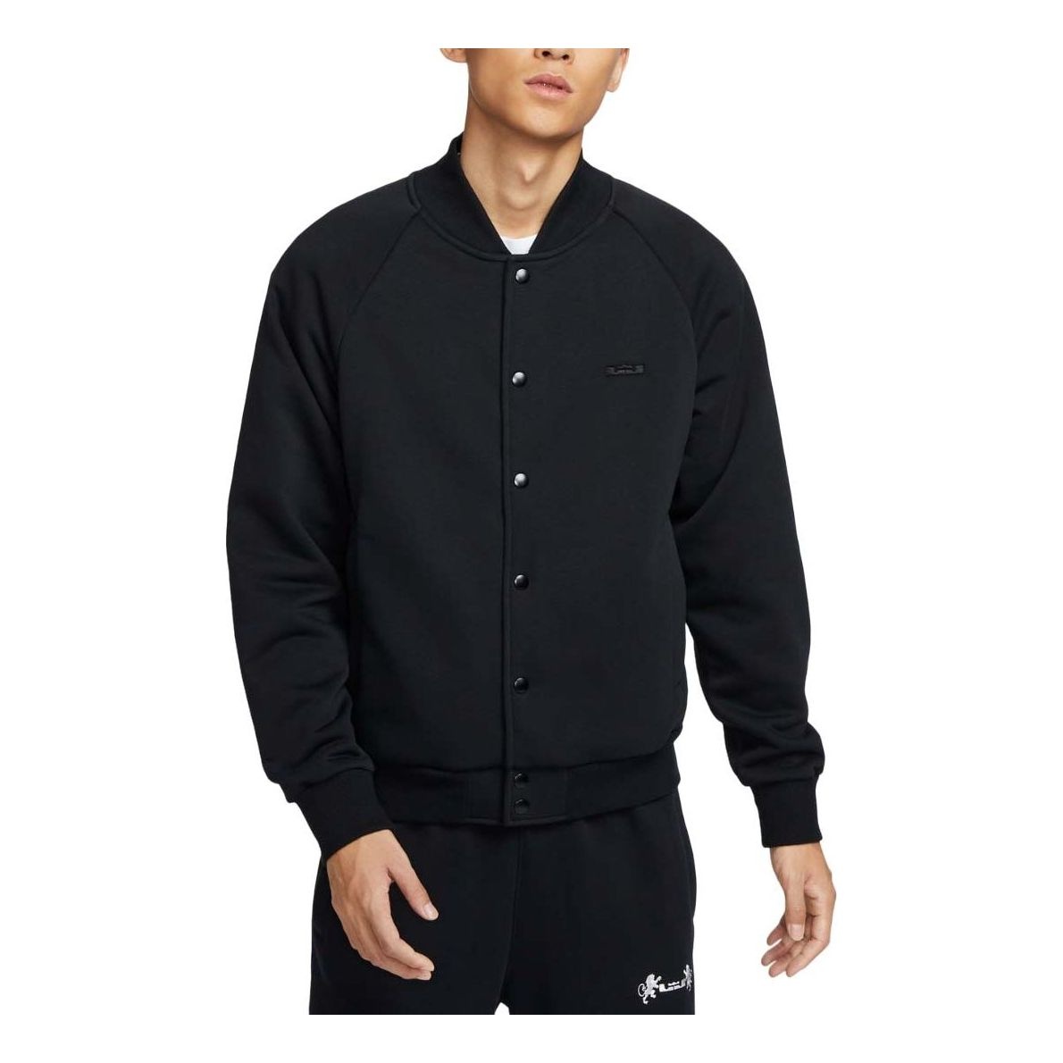 Nike LeBron Standard Issue Therma-FIT Basketball Jacket Asia Sizing 'Black Grey' FZ1035-010 - 1