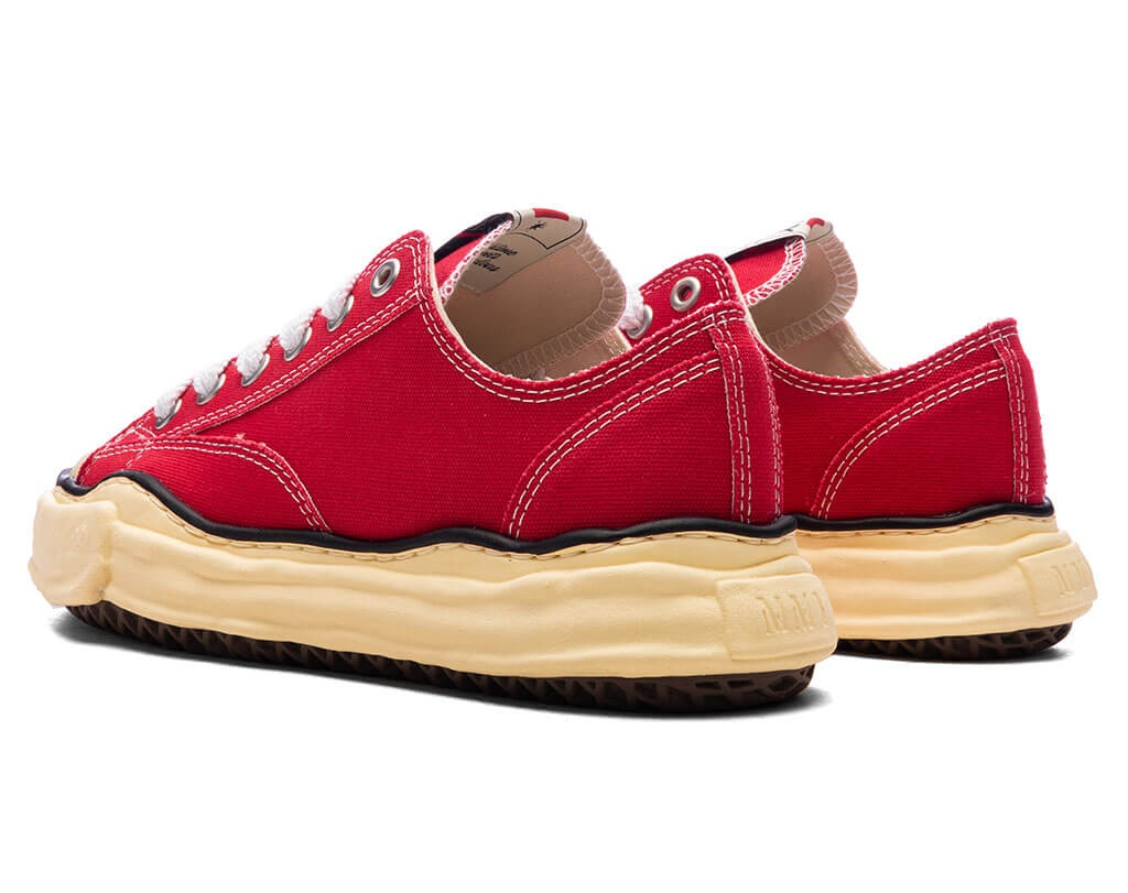 PETERSON LOW VINTAGE COLOR SOLE CANVAS - RED - 3